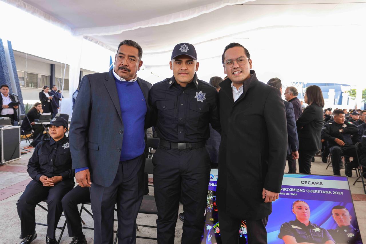 Chepe Guerrero reconoce la valentía y convicción de 123 nuevos policías 