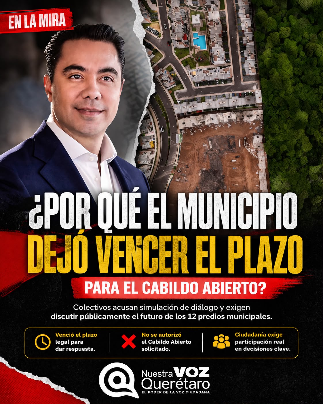 ¿Por qué el Municipio dejó vencer el plazo para responder al Cabildo Abierto?
