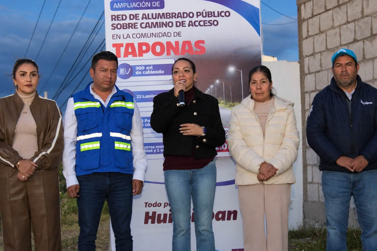 Huimilpan arranca obra eléctrica en Taponas con inversión de un millón de pesos